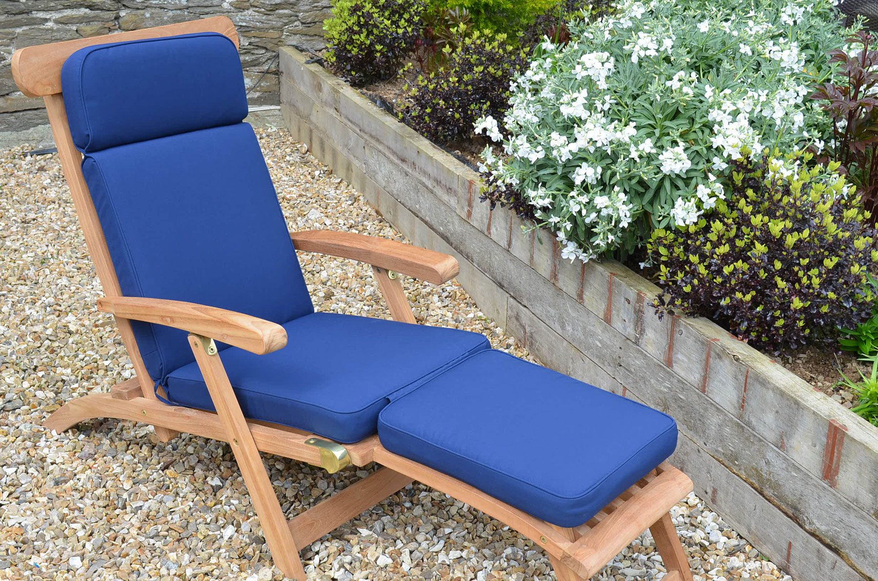 Natural Garden Steamer Chair Cushion Superior Quality